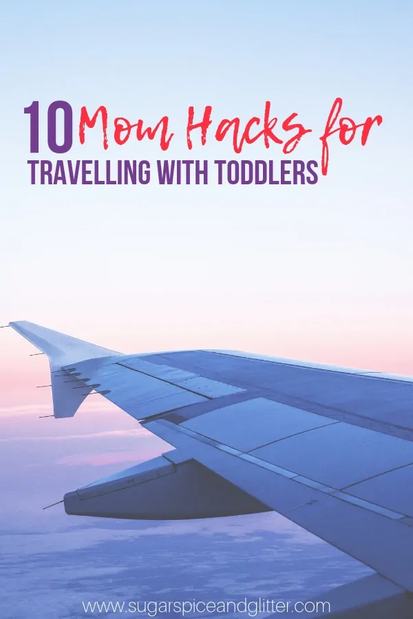 You don't want to miss these quick and easy mom hacks for traveling with toddlers - little tips like how to make your stroller work triple time through the airport will make your travels easier