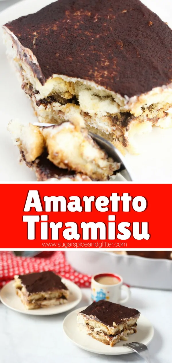 A classic no bake dessert that is sure to impress, this authentic Amaretto Tiramisu is an Italian classic that your guests will love