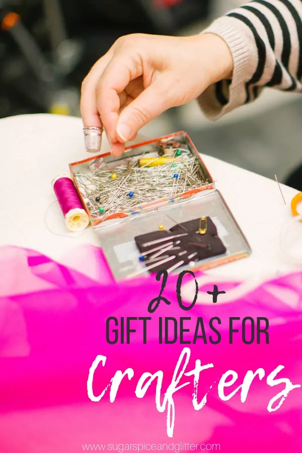 Unique and thoughtful gift ideas for the crafters in your life - from craft subscription boxes to the hottest crafting tools and cute kits