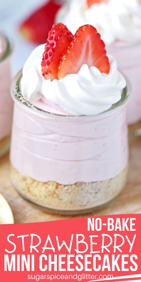 This no-bake strawberry cheesecake is so incredibly easy and tasty! Perfect for fresh summer strawberries, but you can use frozen strawberries, too! She also has a raspberry lemon version