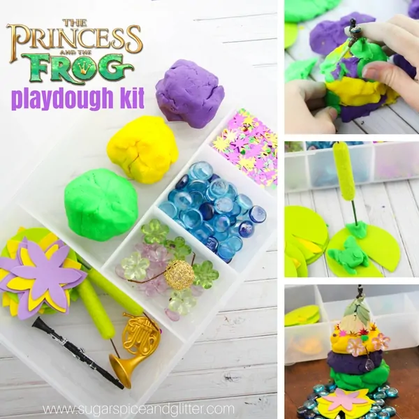 How to make a Disney Princess and the Frog play dough kit for kids