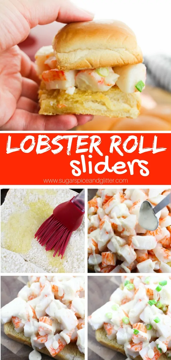 Lobster Roll Sliders are the ultimate summer appetizer recipe, a delicious buttered lobster roll with fresh dijon-mayo sauce. A seafood recipe everyone will love!