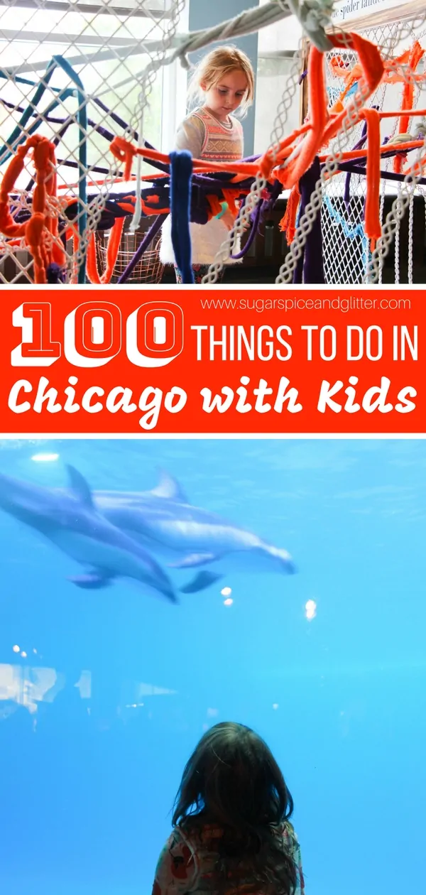 100 Things to do in Chicago with kids - so many wonderful, hands-on activities, foodie treats, and off-the-beaten path gems to include in your family's Chicago vacation