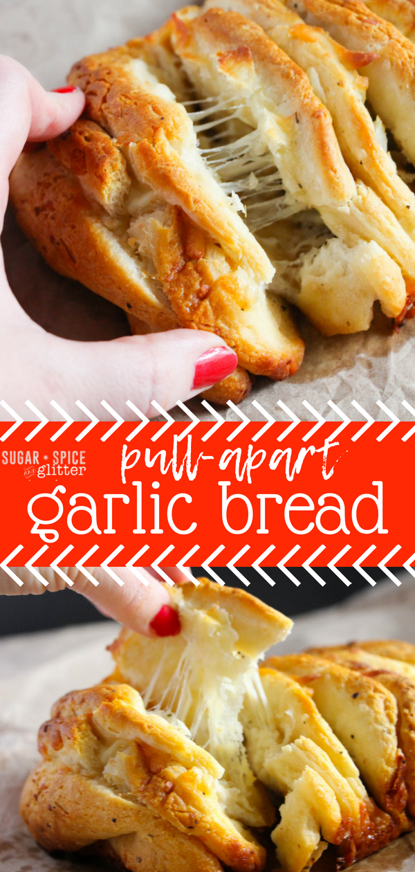 This Easy Cheesy Garlic Bread is ready in minutes - the perfect last-minute side dish for pasta, soup, or just about anything