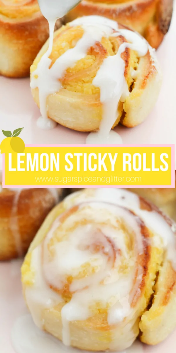The perfect lemon dessert recipe, these Lemon Sticky Rolls are so versatile - whether for brunch, tea time, or a summer dessert