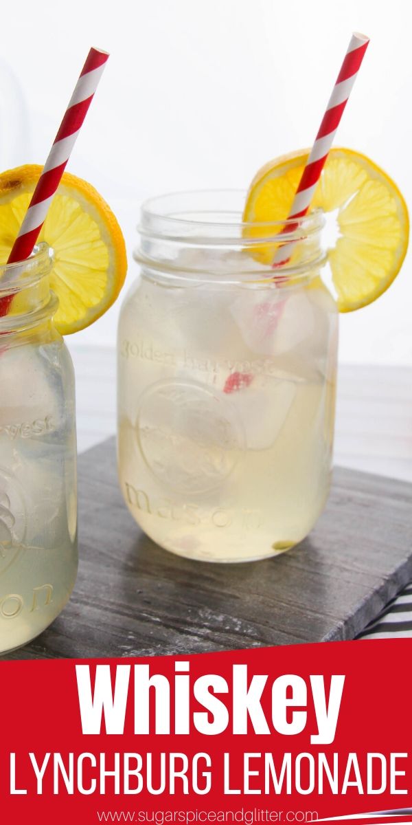 A smoky and sweet lemonade cocktail recipe made with Tennessee Whiskey. This refreshing summer cocktail is crisp and delicious - perfect for parties or tailgating