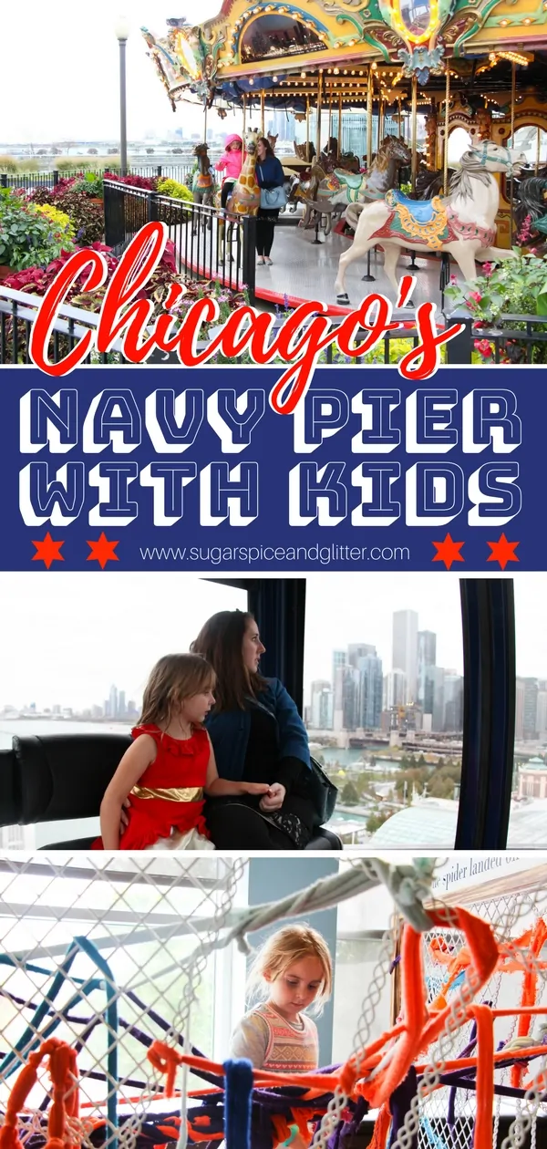 Everything you need to know about visiting Chicago's Navy Pier with kids - what to do, where to eat and where to stay!