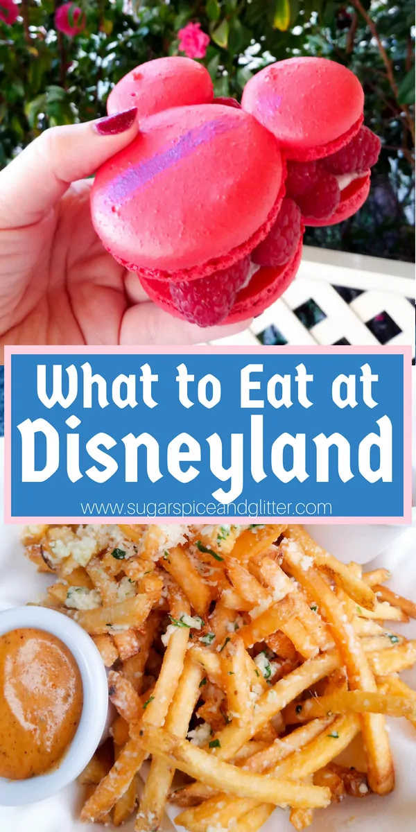 What to Eat at Disneyland - the best Disneyland food and drink on a budget, including a free printable bucket list for all the food recommendations