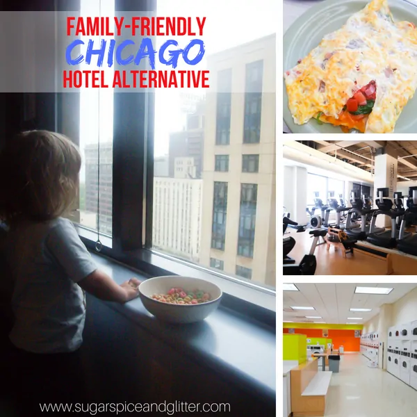 Budget-friendly Chicago hotel alternative - our family's go-to location for when we want a Chicago vacation on a budget