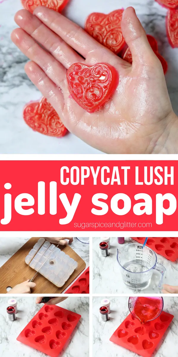 Squishy, Jiggly Jelly Soap is a fun way to encourage kids to get clean and bring some sensory play to bath time