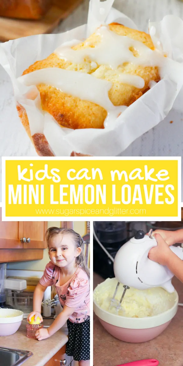 Glazed lemon bread, so simple - kids can make it! Grab a juicer and a mixer and stand back as kids make this bright and flavorful lemon loaf for tea time