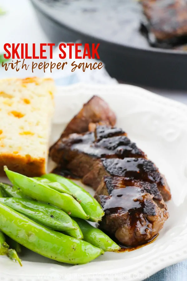Skillet Steak with Pepper Sauce