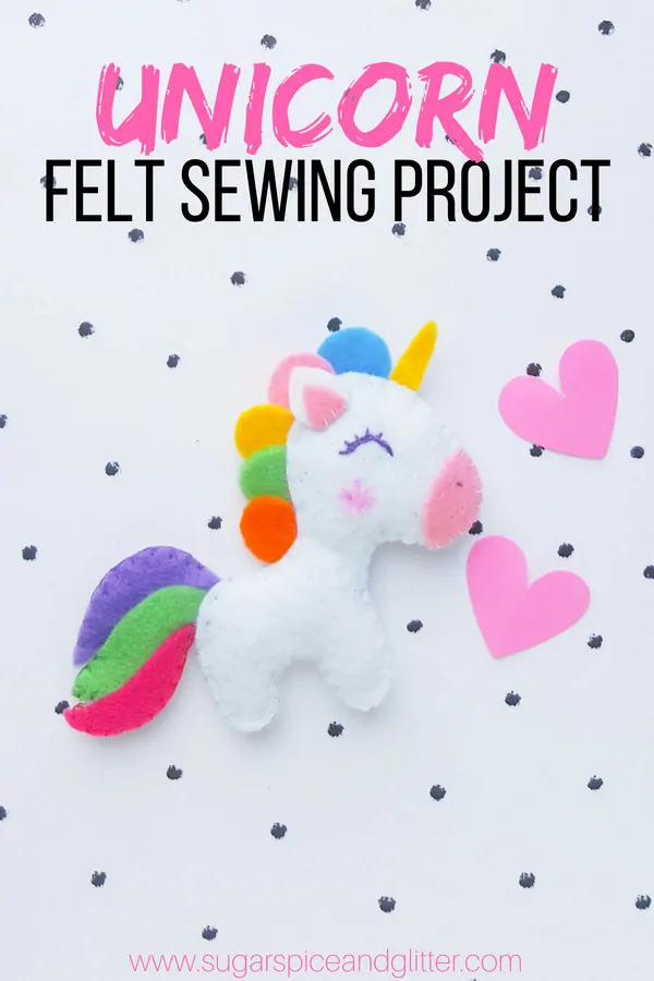 Felt Unicorn Sewing Project