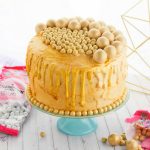 24k Gold Birthday Cake