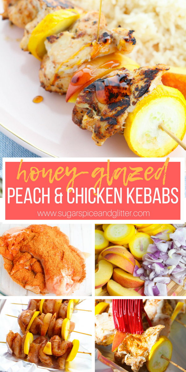 Easy honey-glazed chicken skewers, the perfect sweet chicken recipe and versatile enough for the BBQ or the oven