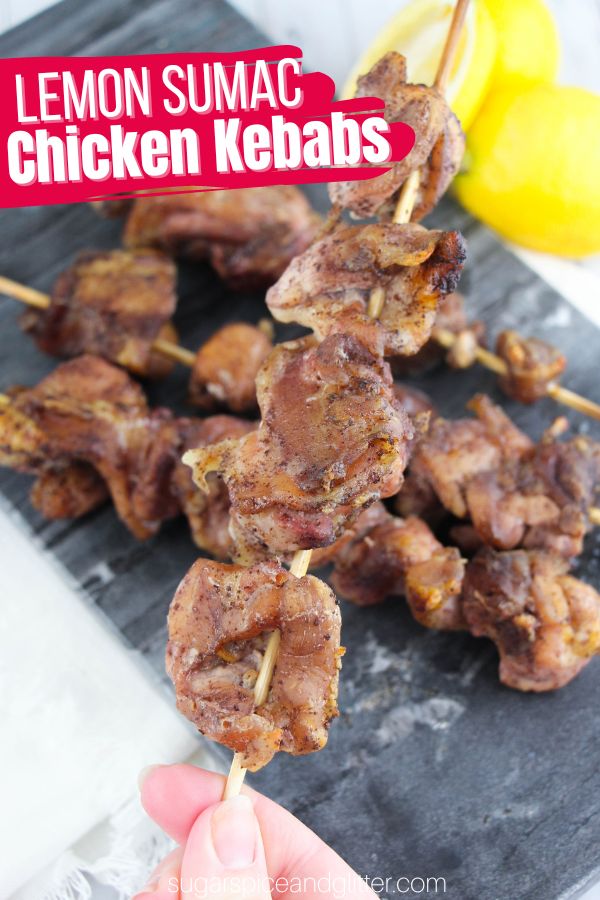 Sumac Chicken Kebabs