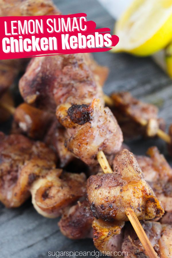 This sumac chicken kebab recipe is super versatile - they can be enjoyed as-is, served on flatbreads, on top of salads or with a bed of rice or quinoa. Sumac adds a tart, citrusy punch it brings to these chicken kebabs, with lemon juice and garlic deepening the flavor and helping to keep the meat tender and juicy.