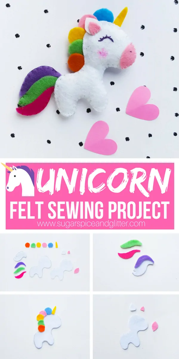 Sunflower Unicorn with Felt Eyes – Yarn Creations Galore