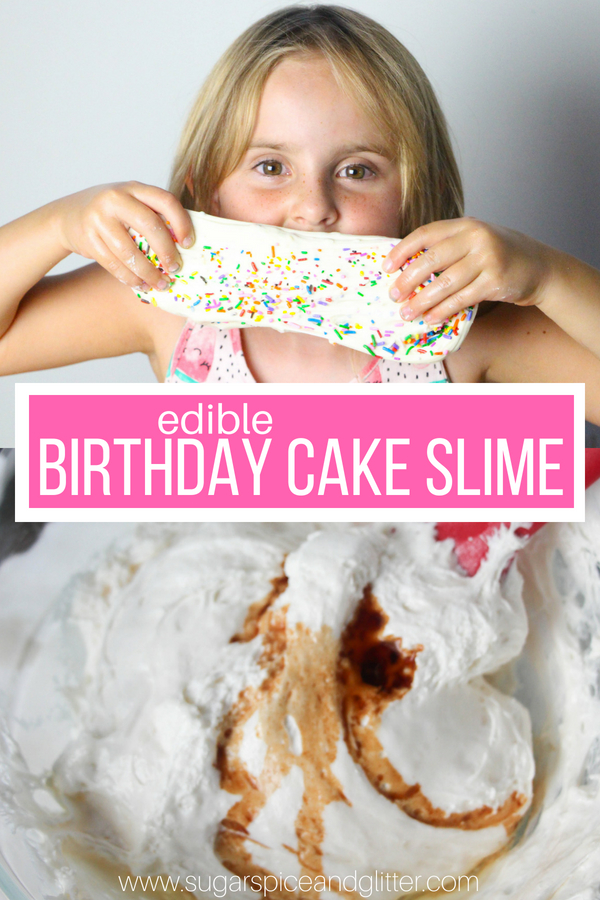 Edible Birthday Cake Slime (with Video)