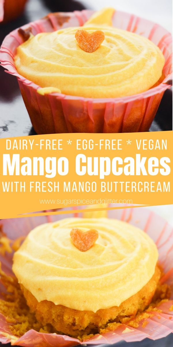 You'll never look at fresh mangoes the same way again after trying these fresh and flavorful Mango Cupcakes with fresh Mango Buttercream made from - you guessed it - fresh mangoes!