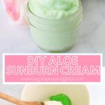 DIY Aloe Sunburn Cream (with Video)