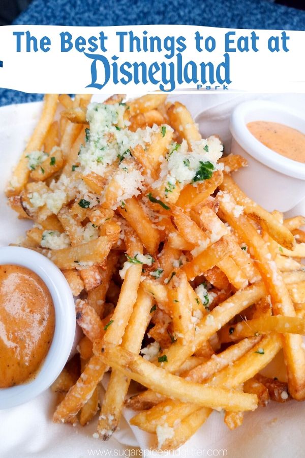 Everything you need to eat at Disneyland California! Plus a free printable checklist to help you navigate your park snacking. Meals, snacks and drinks