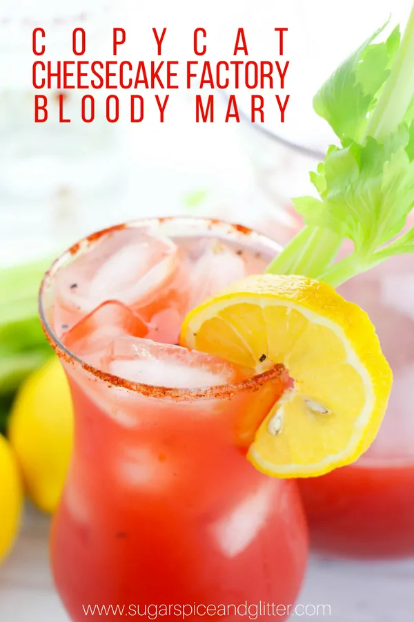 Copycat Cheesecake Factory Bloody Mary Cocktail