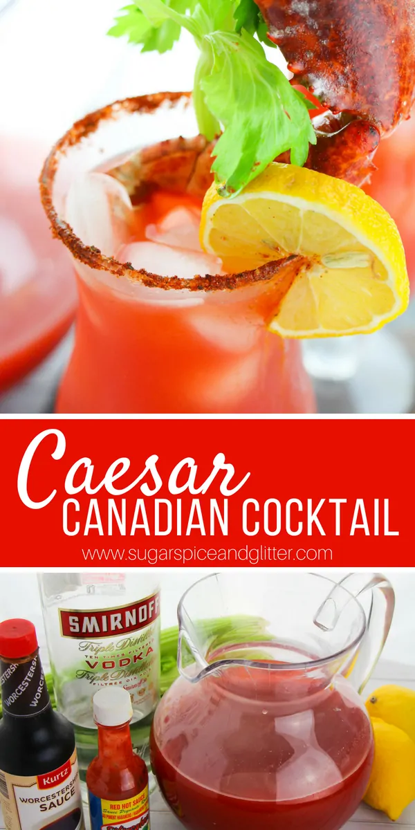 A refreshing, brisk and spicy vodka cocktail that is a cross between a Bloody Mary and a Michelada, the Canadian Caesar cocktail is the best summer cocktail recipe ever