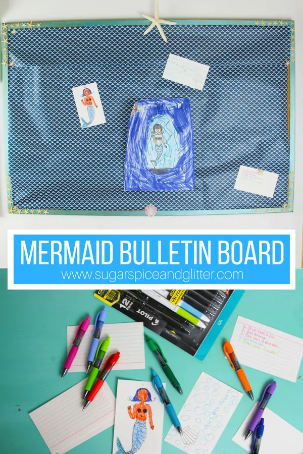 DIY Mermaid Bulletin Board