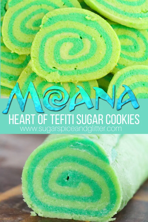 Make your own Heart of Tefiti-inspired Moana sugar cookies for your child's Moana birthday party or just a fun Moana movie night