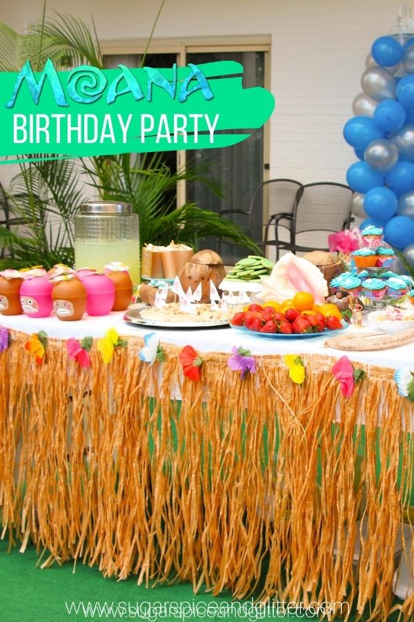 How to plan the ultimate Moana Birthday Party - on a budget! From themed Moana party food, Moana party games and the best Moana party decor.