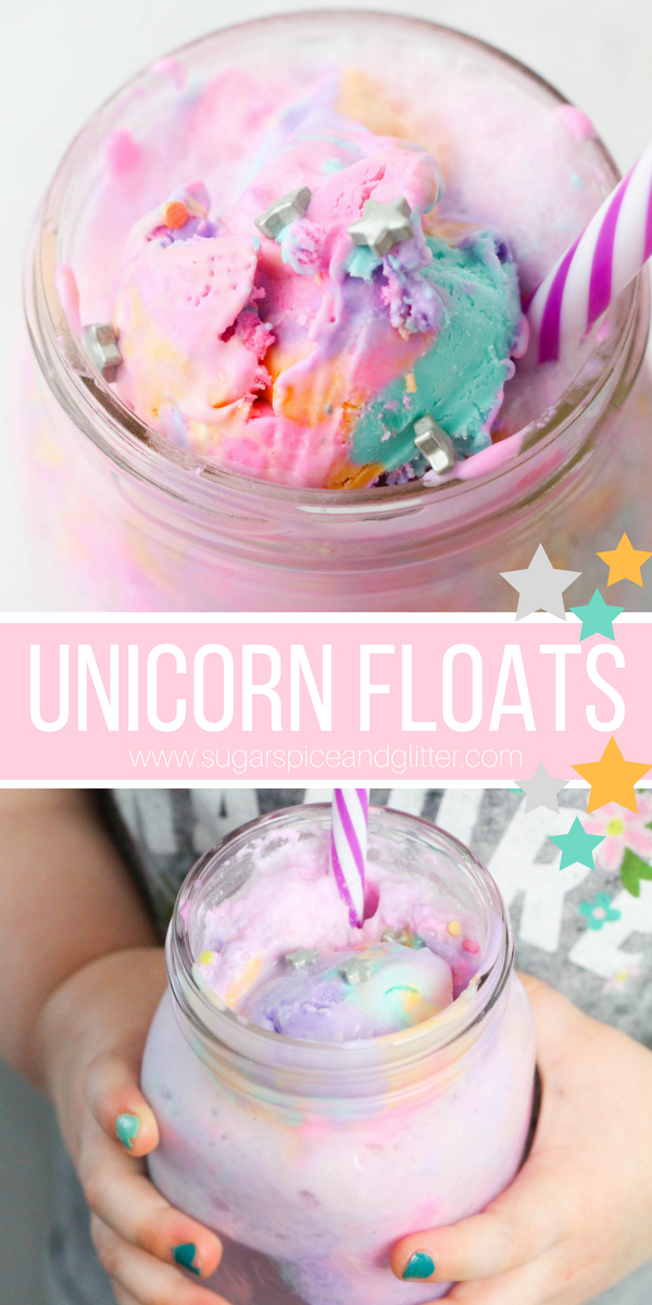 A magical recipe for kids, this Unicorn Ice Cream Float is a fun unicorn drink recipe perfect for a unicorn party or family movie night