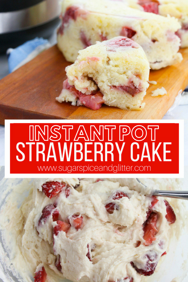 Instant Pot Strawberry Cake
