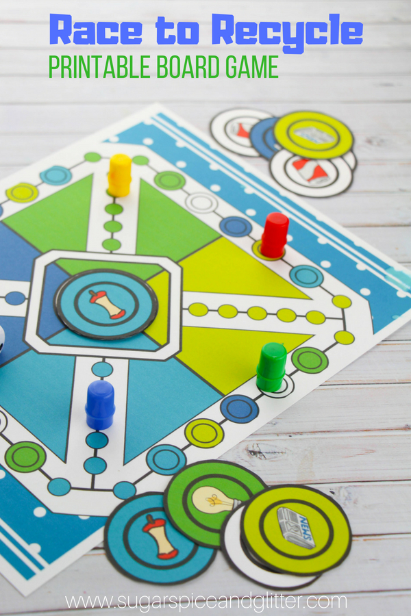 Printable Recycling Game for Kids