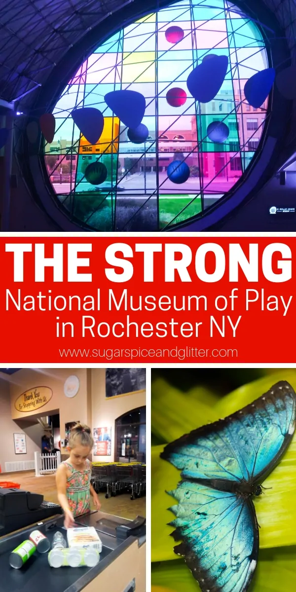 One of the best family museums you will ever visit, The Strong National Museum of Play in Rochester NY is must-do bucket list material for fun-seeking families who like to mix learning and play.