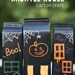 Haunted Houses Craft for Kids (with Video)