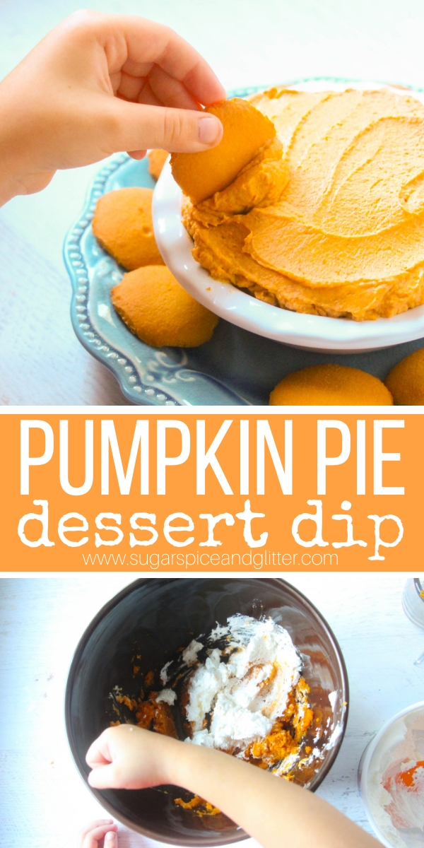 This light and fluffy pumpkin pie dip is perfect for a fall dessert, whether for company or a quick dessert for your pumpkin-loving family members.