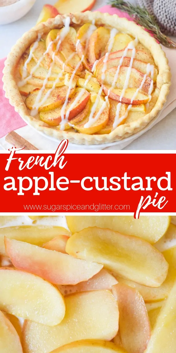 A classic apple pie recipe, this French Apple Custard Pie is super simple to make but it tastes indulgent and looks elegant