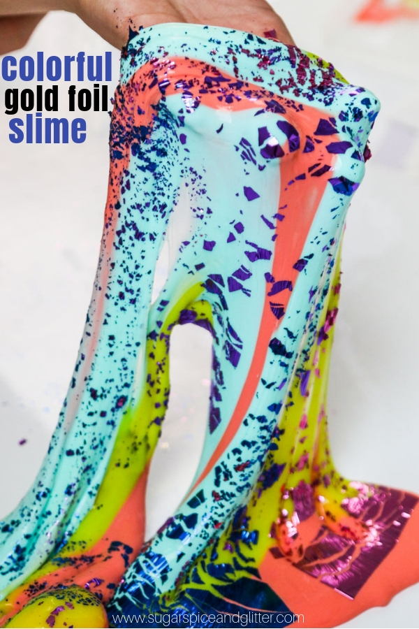 DIY 90s Neon Slime