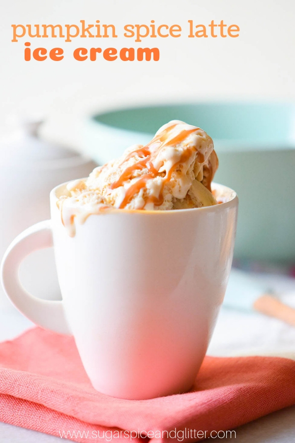 Add this sweet and creamy Pumpkin Spice Ice Cream to your coffee for an indulgent take on a PSL recipe
