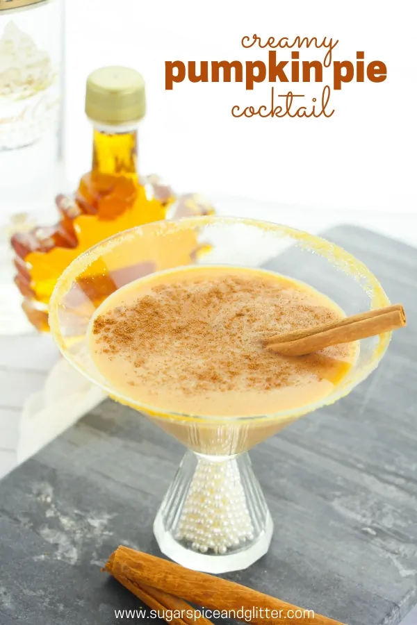 Creamy Pumpkin Pie Cocktail