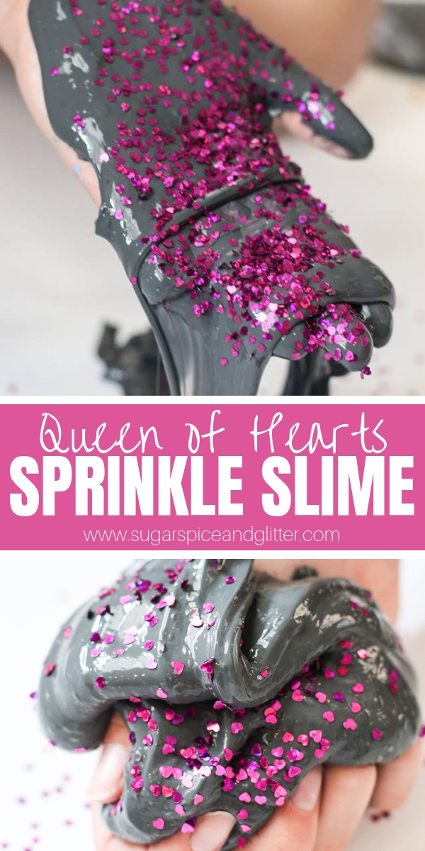 Disney-inspired Black Slime recipe made without food dye, this black slime is awesome and super simple to make at home