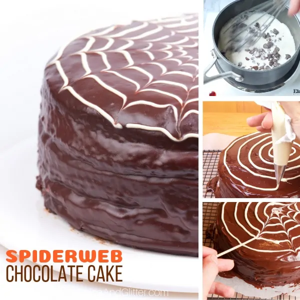 How to make a Spiderweb Cake