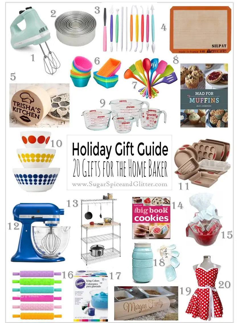 Amazon Gift Ideas for the Home Baker - from the best baking books, to must-have baking tools, including some personalized options