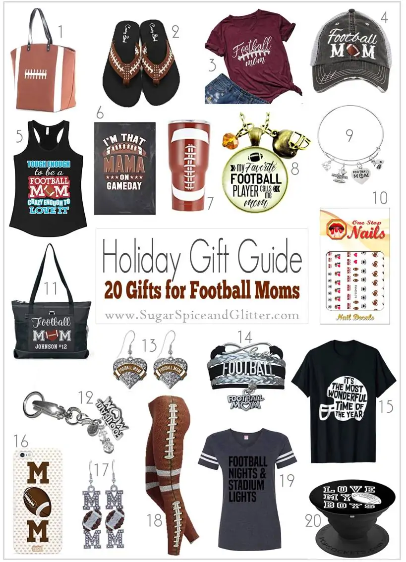 Unique and thoughtful gift ideas for Football Moms showing their pride