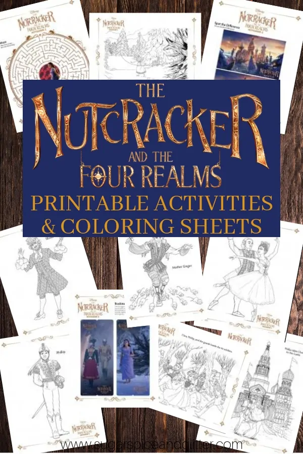 Grab our free Nutcracker coloring sheets for kids, a super easy Nutcracker craft for kids