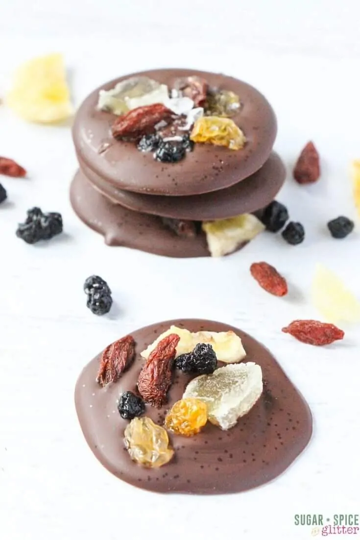 Healthy Trail Mix Chocolate Melts