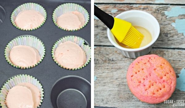 how to make strawberry margarita cupcakes