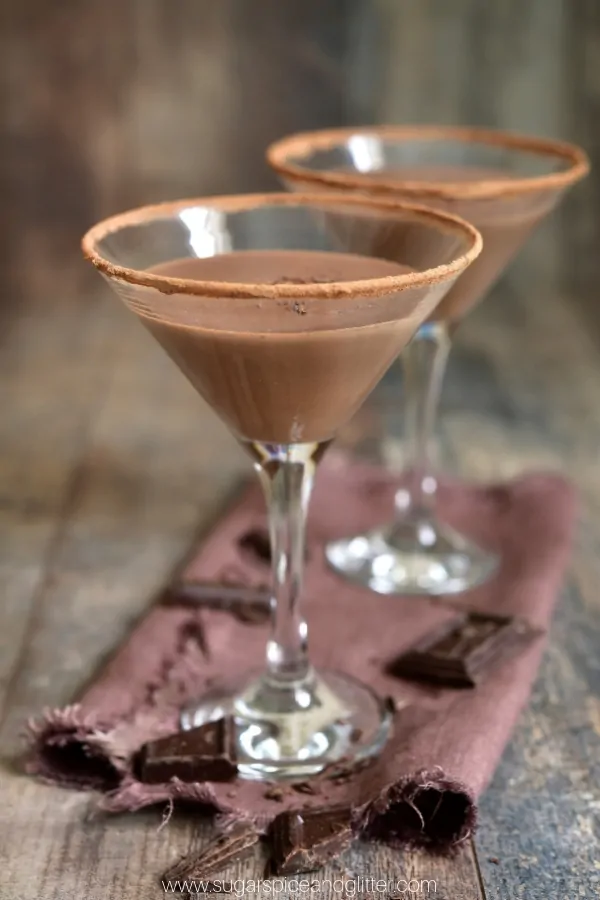Forget Chocotini's that taste fake and artificial! This Chocolate Martini is made with real, homemade ganache, Bailey's Irish cream and vodka for the best Chocolatini you've ever tasted