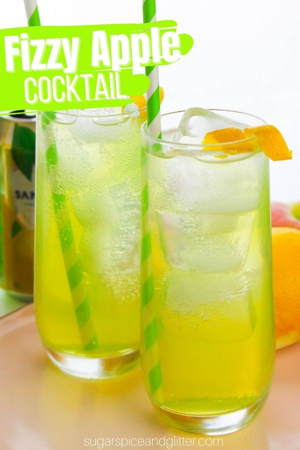Fizzy Apple Cocktail
